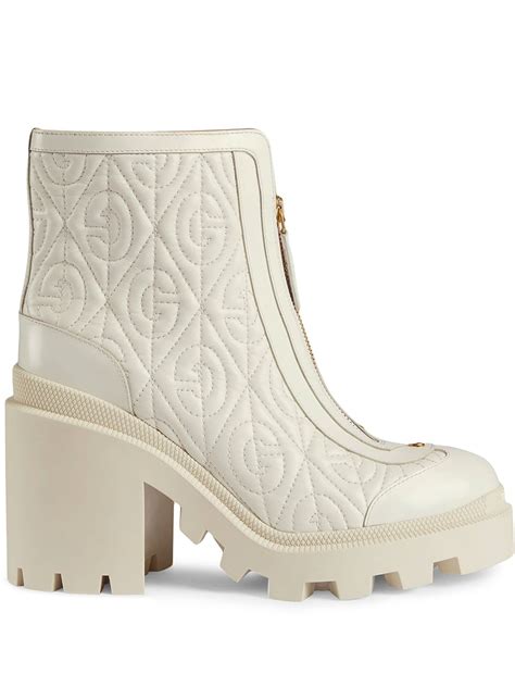 gucci g rhombus boots|gucci designer ankle boots.